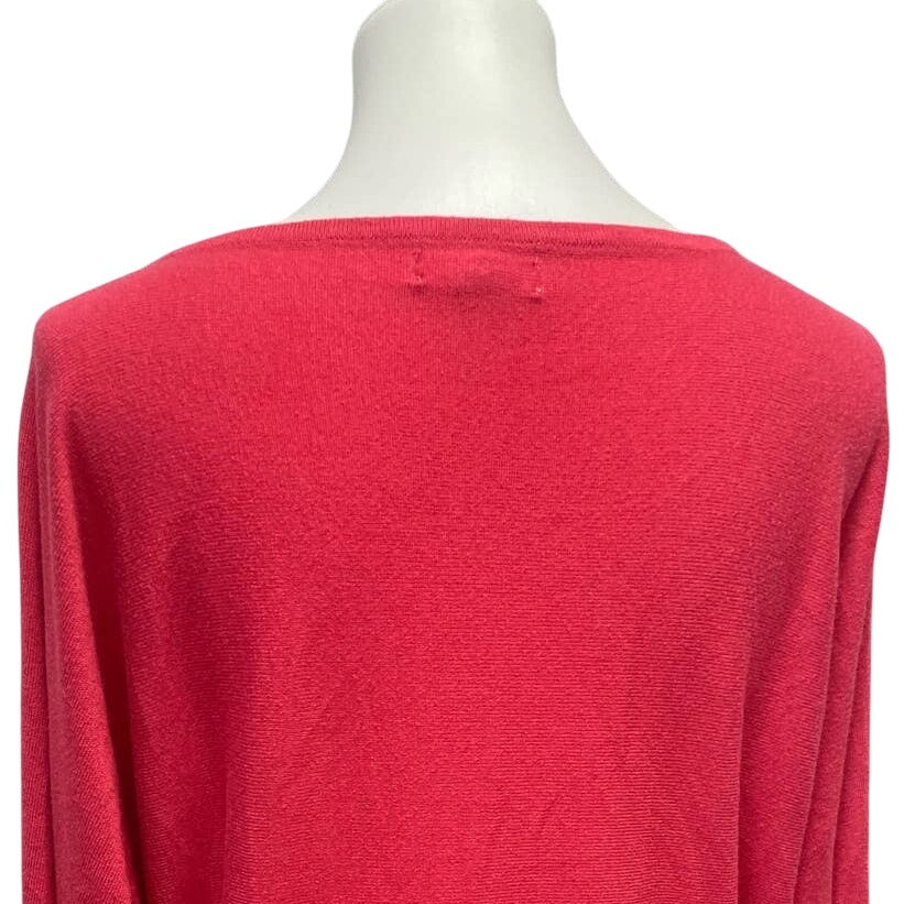 New York & Company Womens XL Long Sleeve Scoop Neck Gold Studded Sweater
