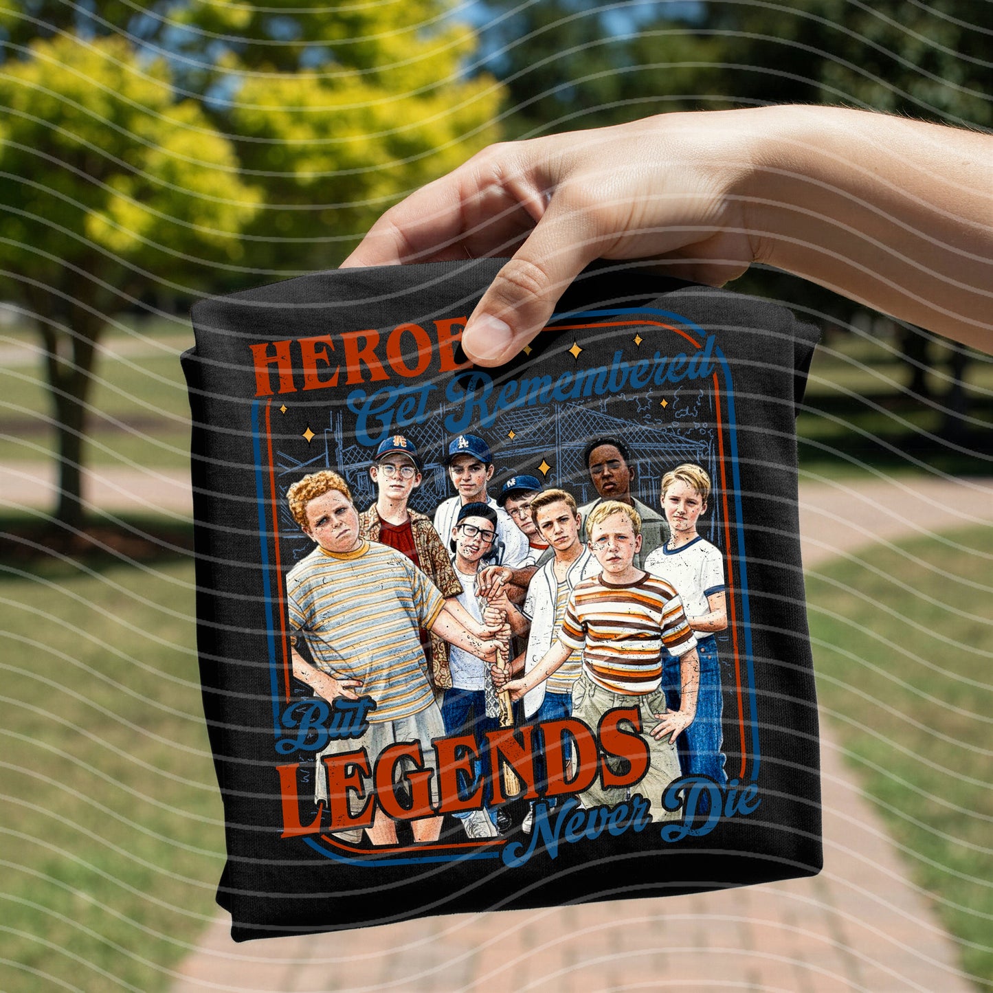 Heroes Get Remembered Graphic Tee