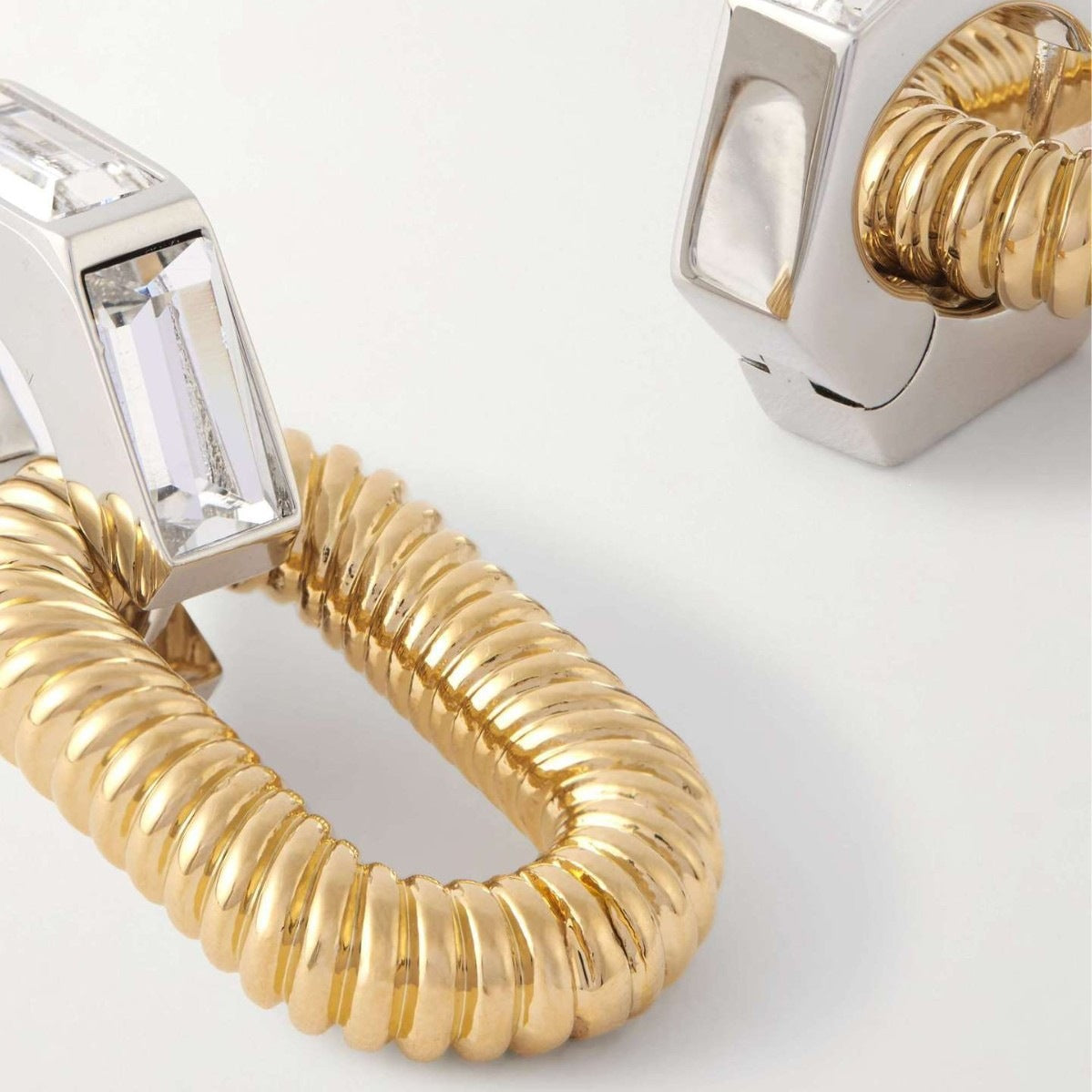 Stainless Steel Fashionable Gold-plated Earrings For Women