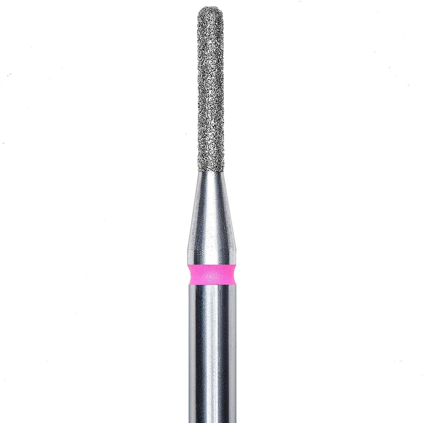 DIAMOND NAIL DRILL BIT, ROUNDED "CYLINDER", RED, HEAD DIAMETER 1.4/8MM (FA30R014/8) - STALEKS™-1