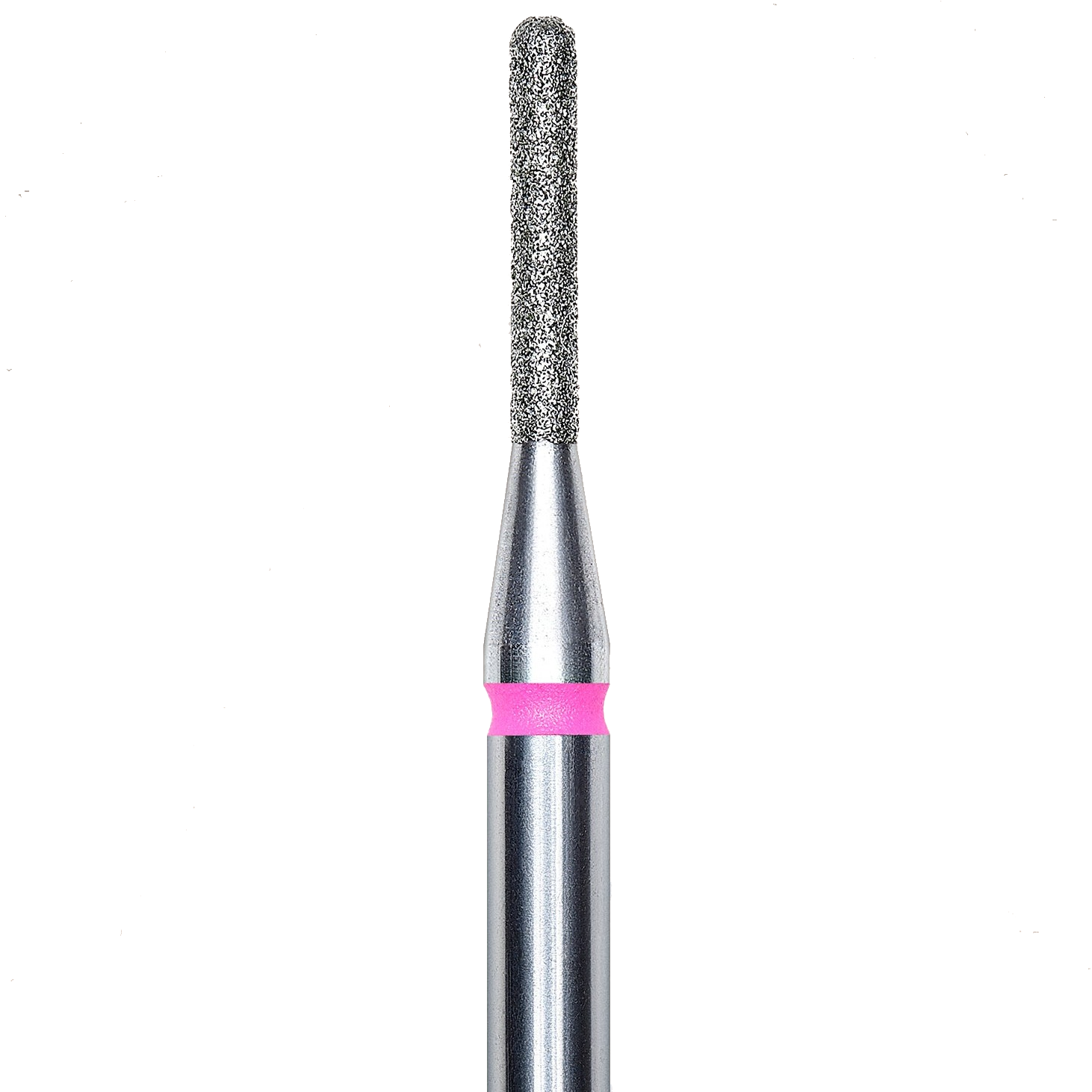 DIAMOND NAIL DRILL BIT, ROUNDED "CYLINDER", RED, HEAD DIAMETER 1.4/8MM (FA30R014/8) - STALEKS™-1