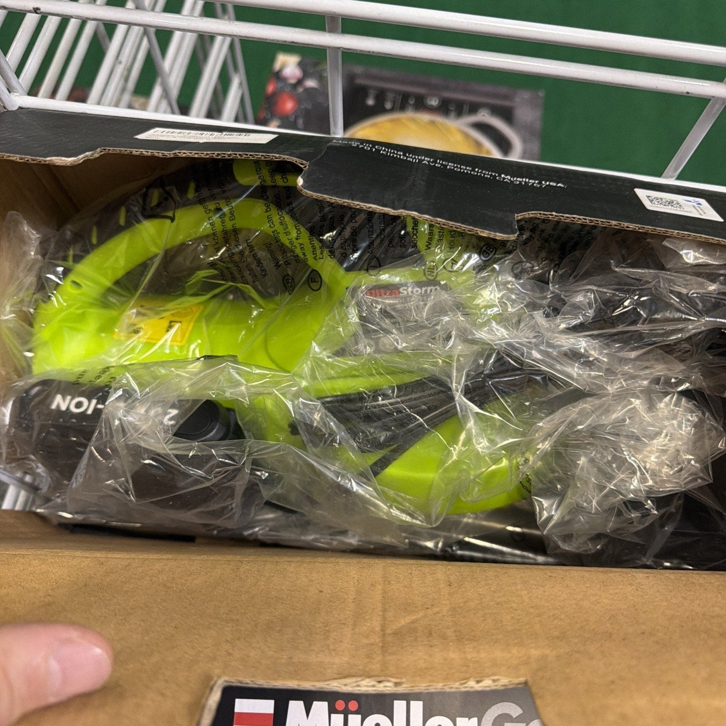 Mueller UltraStorm Leaf Blower Cordless Electric, 140 MPH 20 V Motor, OPEN BOX