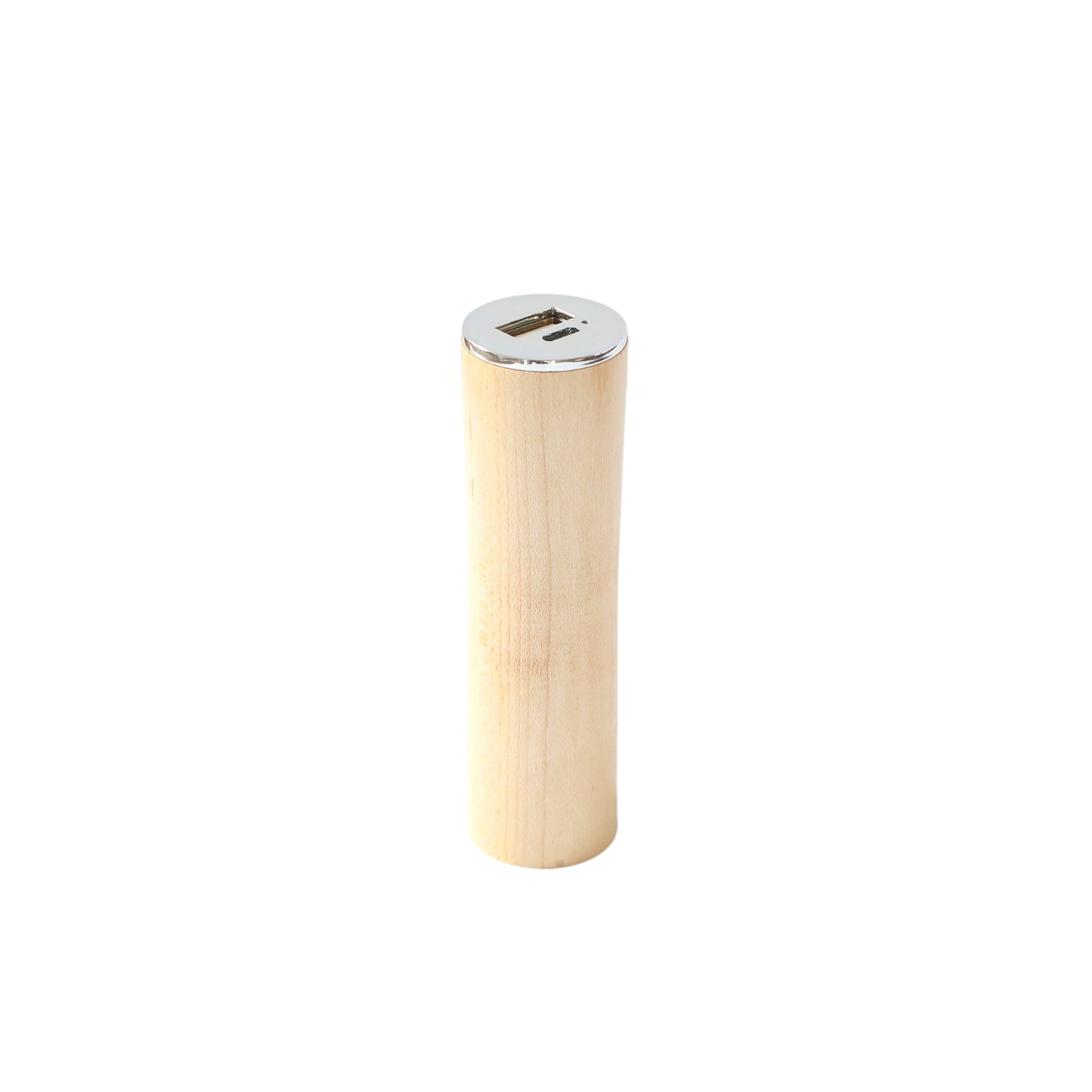 Round Tube Maple Power Bank Charger-0