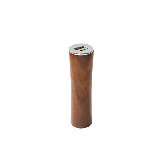 Round Tube Walnut Power Bank Charger-0