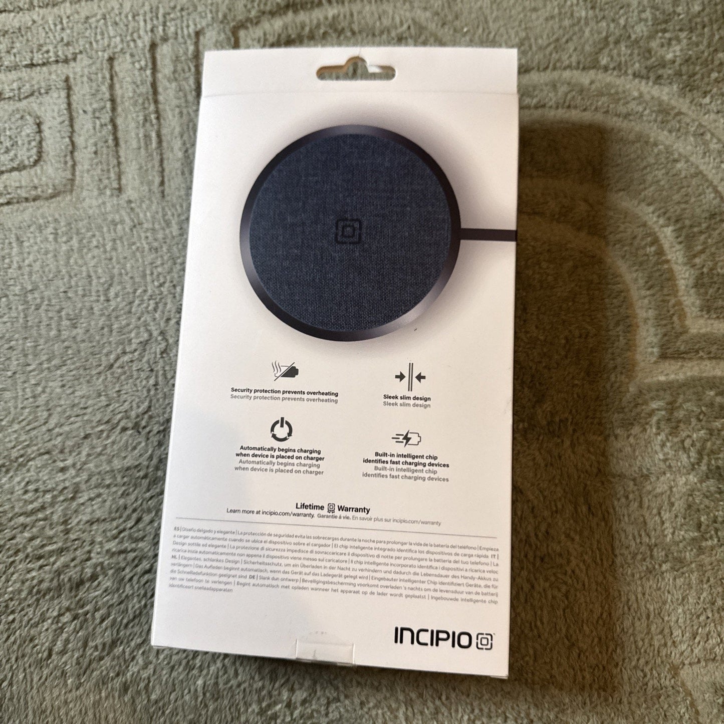 Incipio 15w wireless charging pad & 20W PD Wall Adapter New In Box