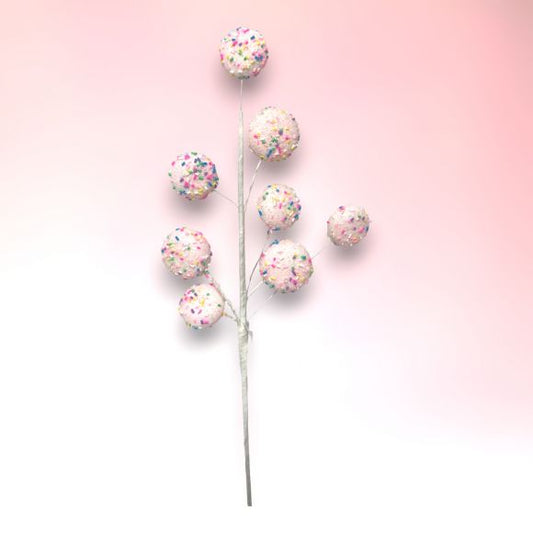 19.5in Pink Macaron Pick,-0
