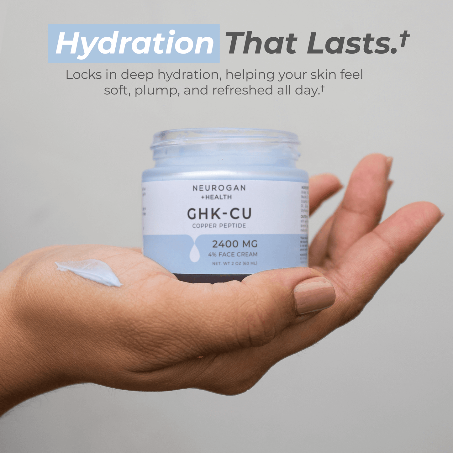 Advanced GHK-Cu Copper Peptide Face Cream 2400mg