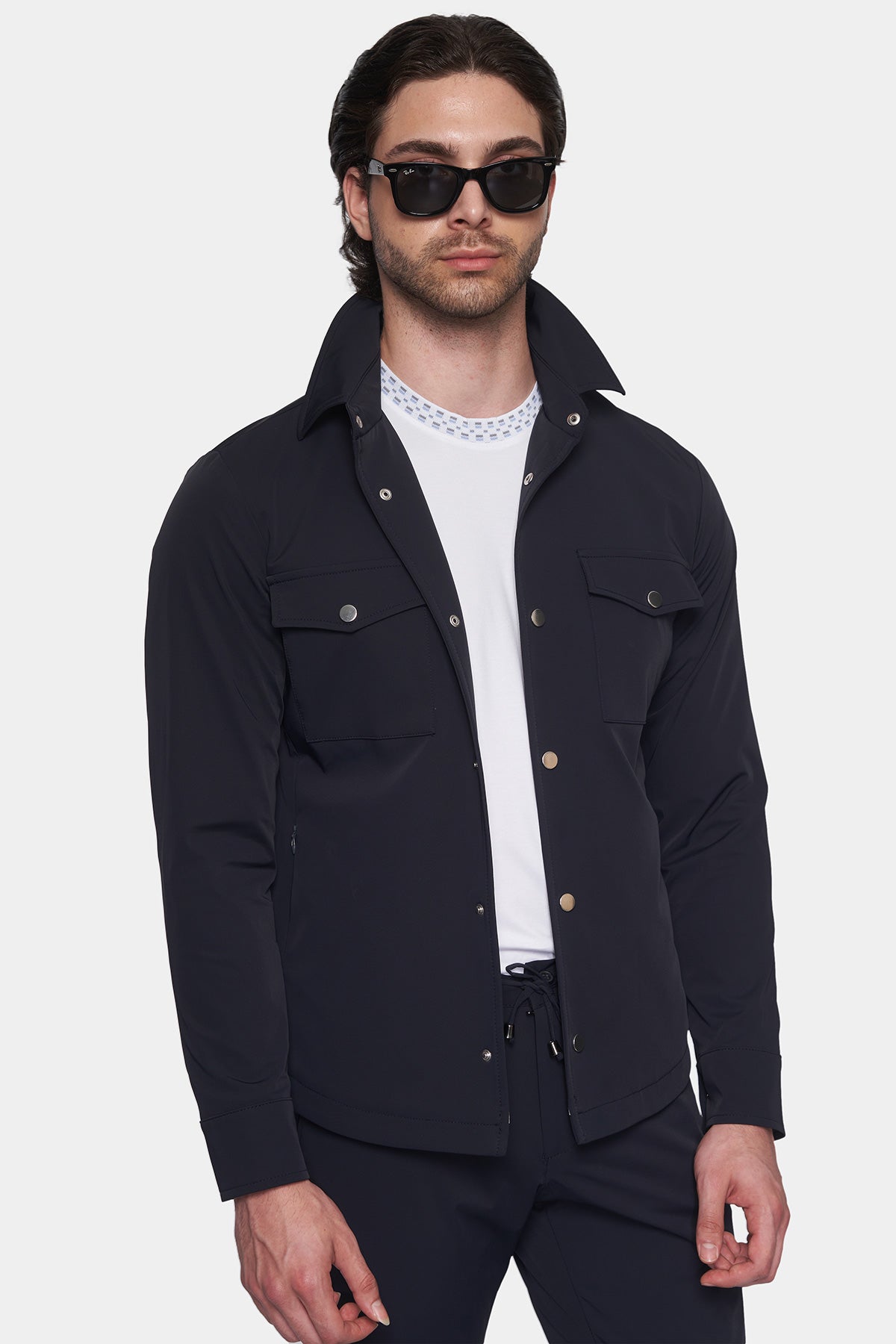 The Luxe Jacket (NAVY)