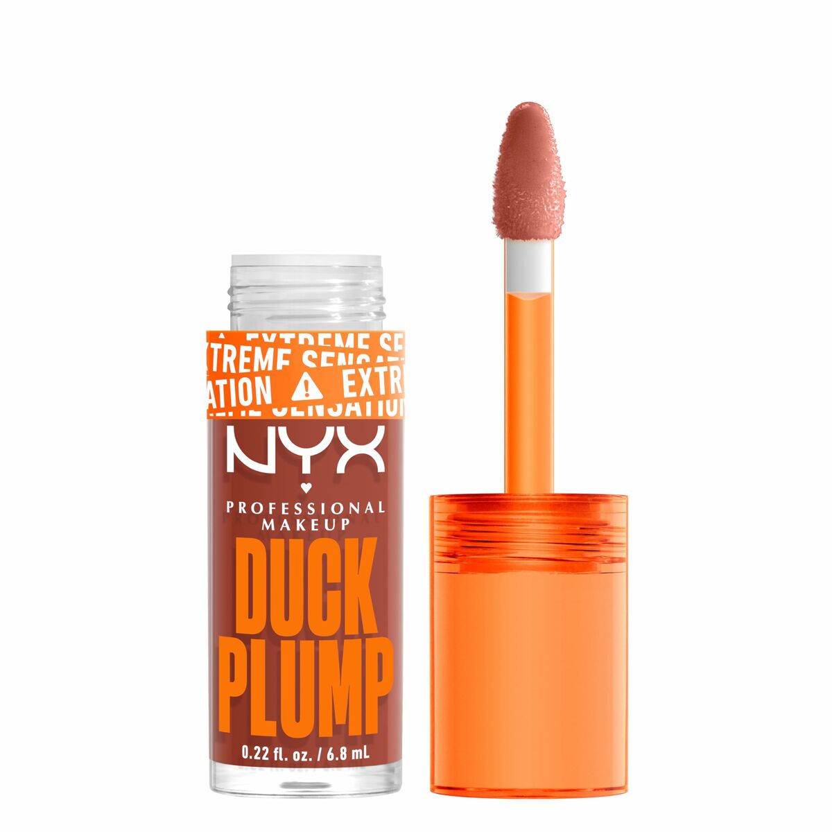 Lip-gloss NYX Duck Plump Brown of applause 6,8 ml-0