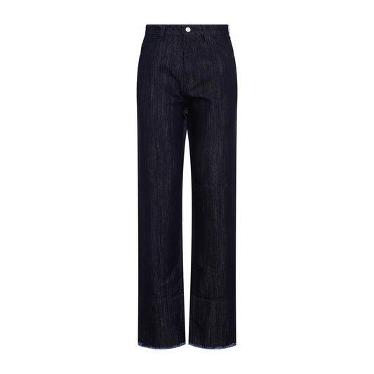 Victoria Beckham Cropped High Waist Tapered Jeans Women