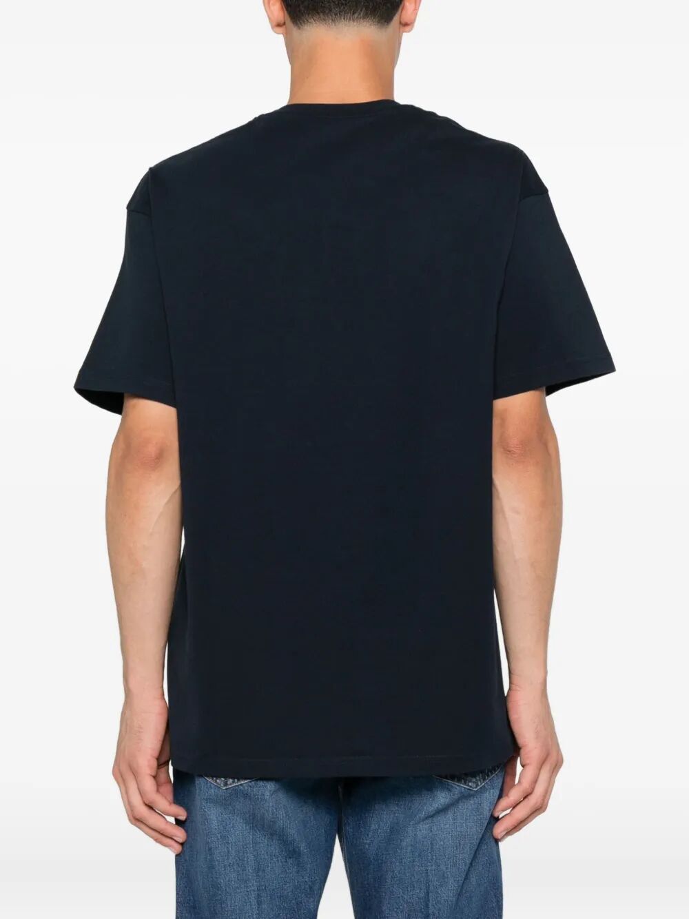 Givenchy Men Logo Print Regular Fit Cotton T-Shirt