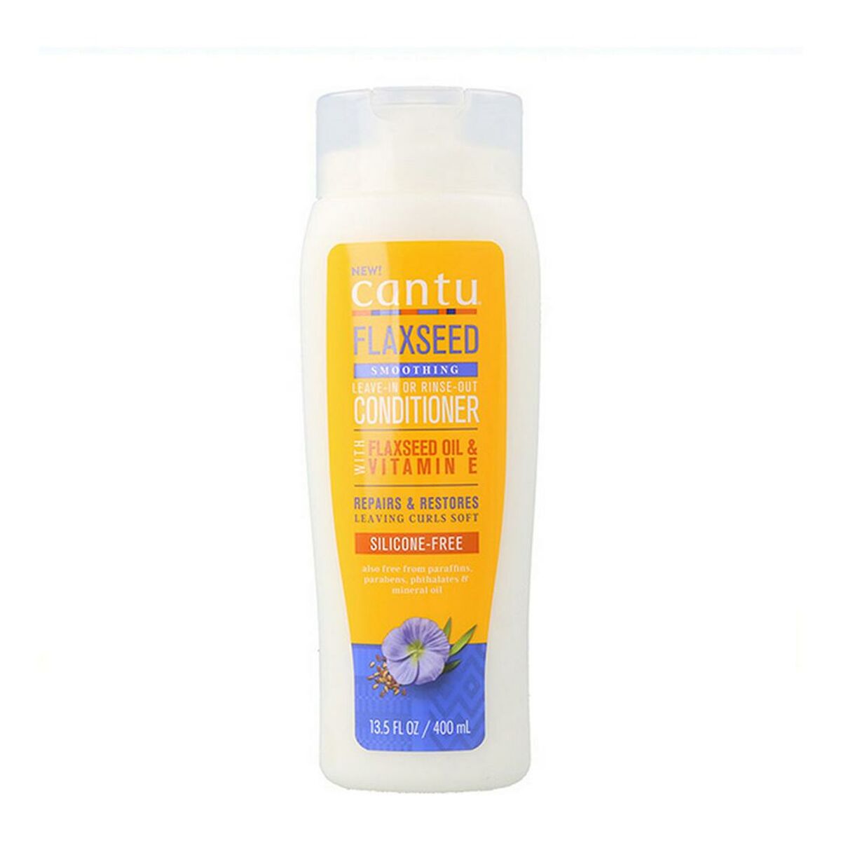 Non-Clarifying Conditioner Cantu Flaxseed Smoothing 400 ml Linseed-0