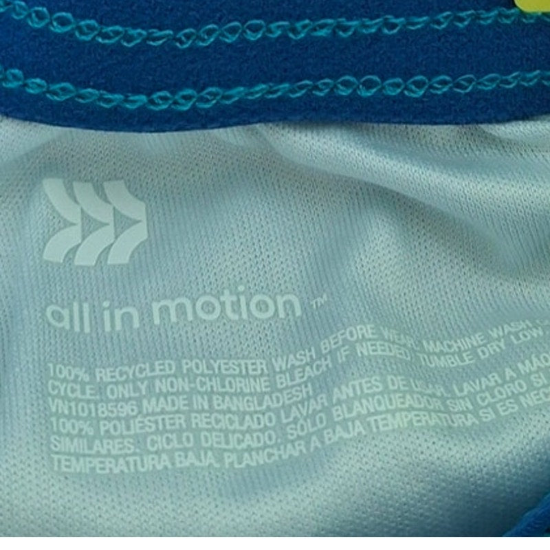 Lot of 2 New All in Motion Boys Small Elastic Drawstring Waist Long Sport Shorts