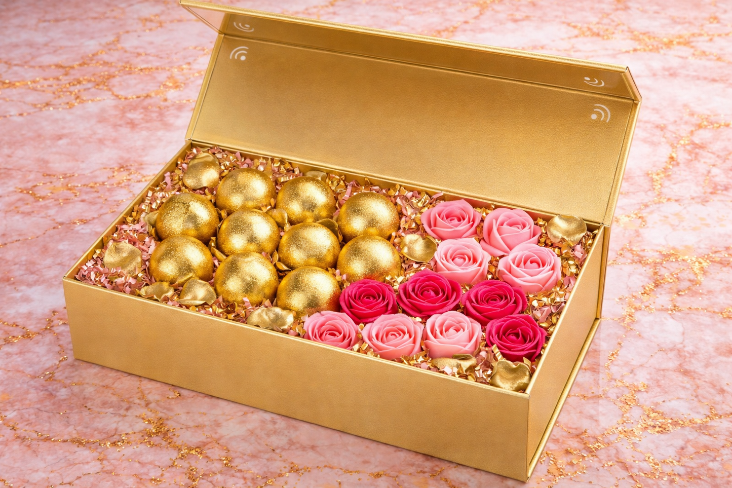 LuxeByMimi – Soap Rose Quartz Spa Heart Gift Box