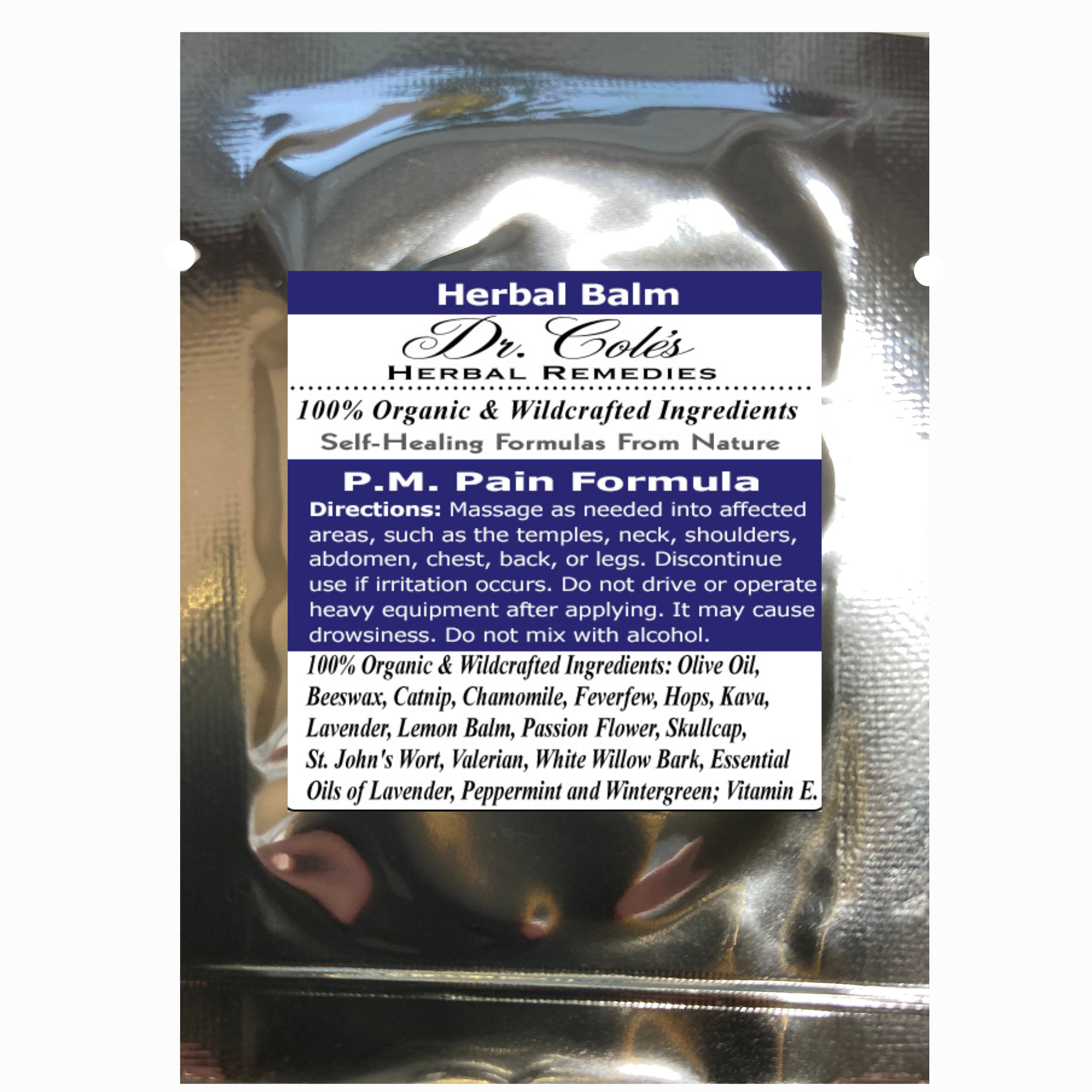 24 - Dr. Cole’s P.M. Pain Herbal Balm Sample-0