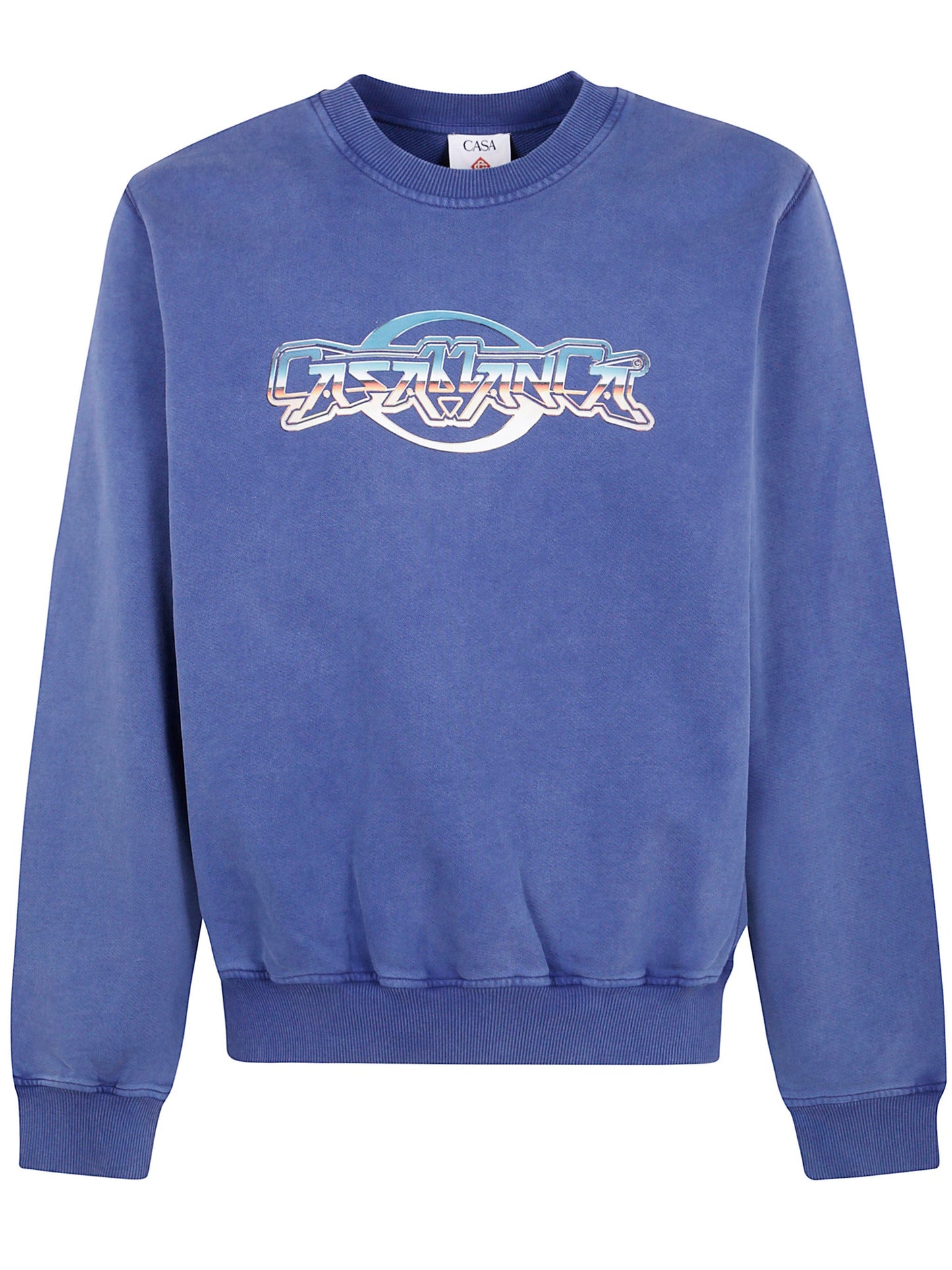 Casablanca Men "Chrome Text" Printed Sweatshirt
