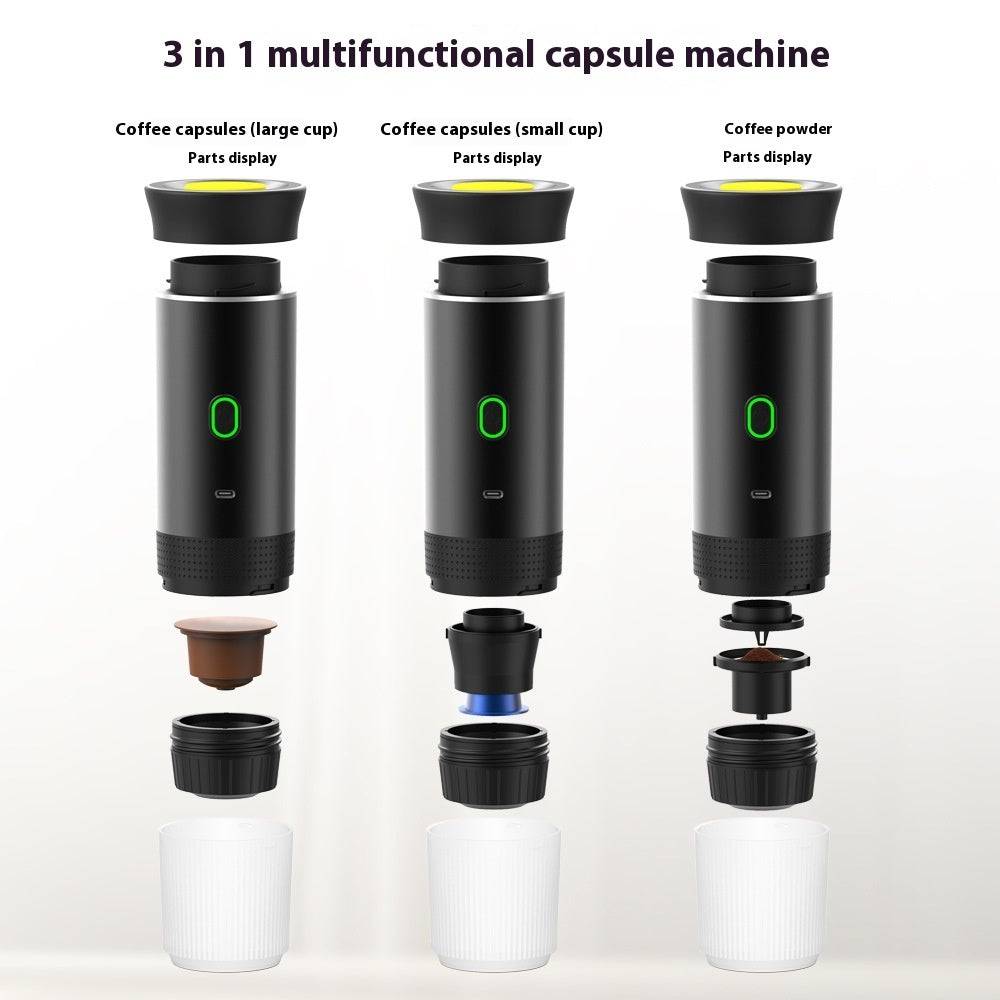 Portable Capsule Coffee Machine Electric Small Wireless Heating Kitchen Gadgets-1