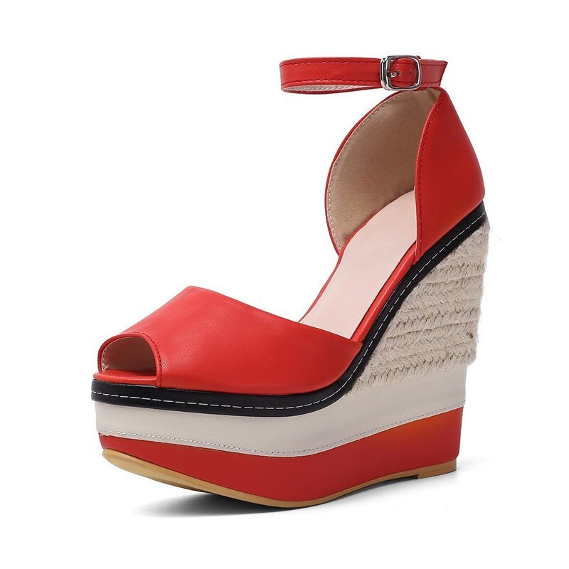 Summer Fashion New Style Bohemian Style Wedge Sandals Colorful Platform Waterproof Platform Women's Shoes