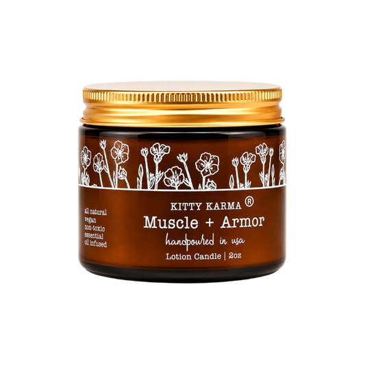 Muscle Armor | Massage Lotion Candle for Sore Muscles