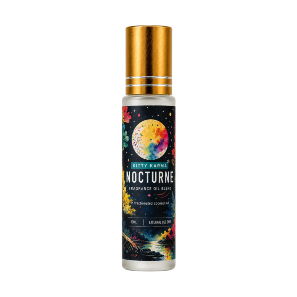 Nocturne Perfume Oil Roller | Amber & Musk | Kitty Karma Studio