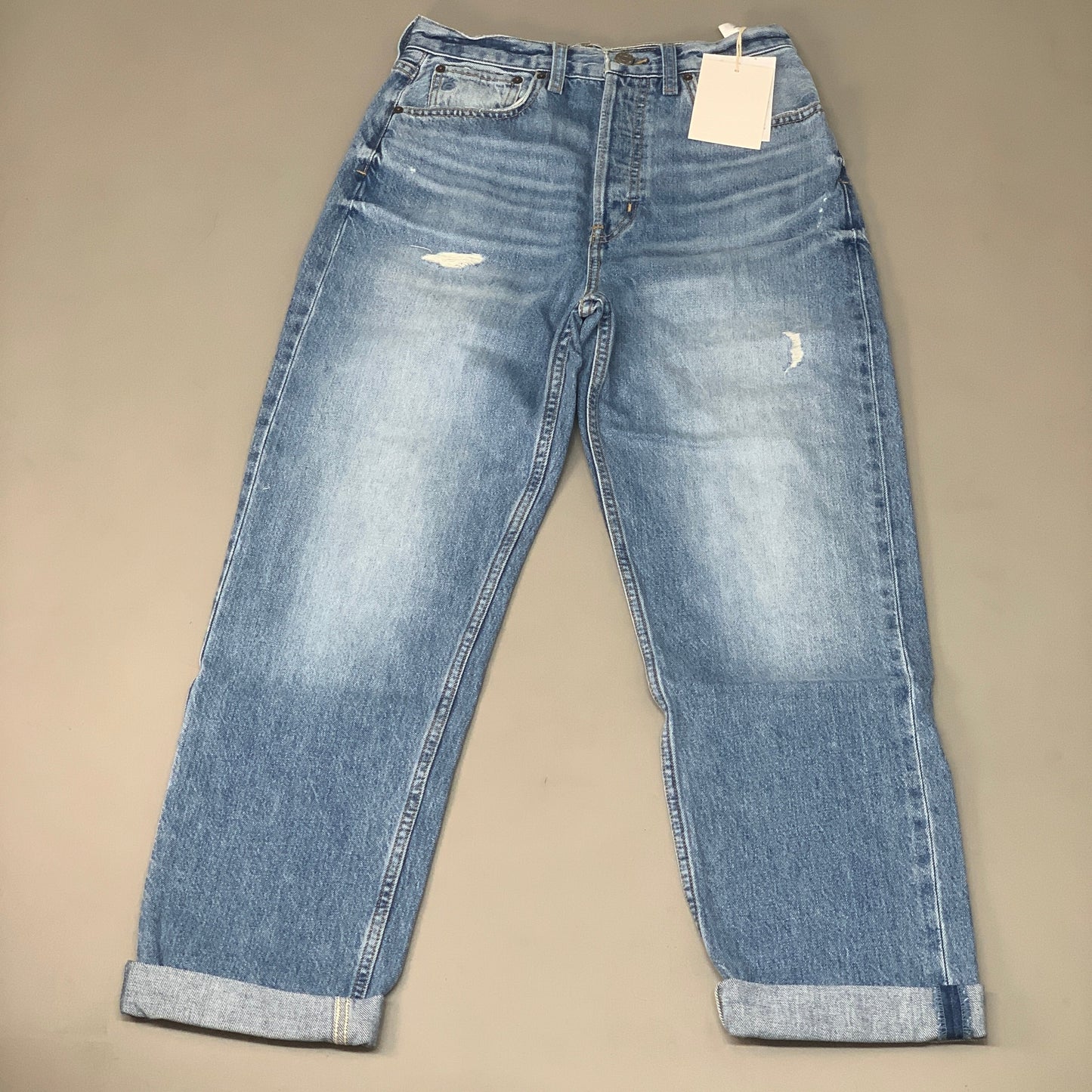 ETICA Bryce Pinch Waist Boyfriend Pant Canyon Reef Certified Organic Size 30 EW178281