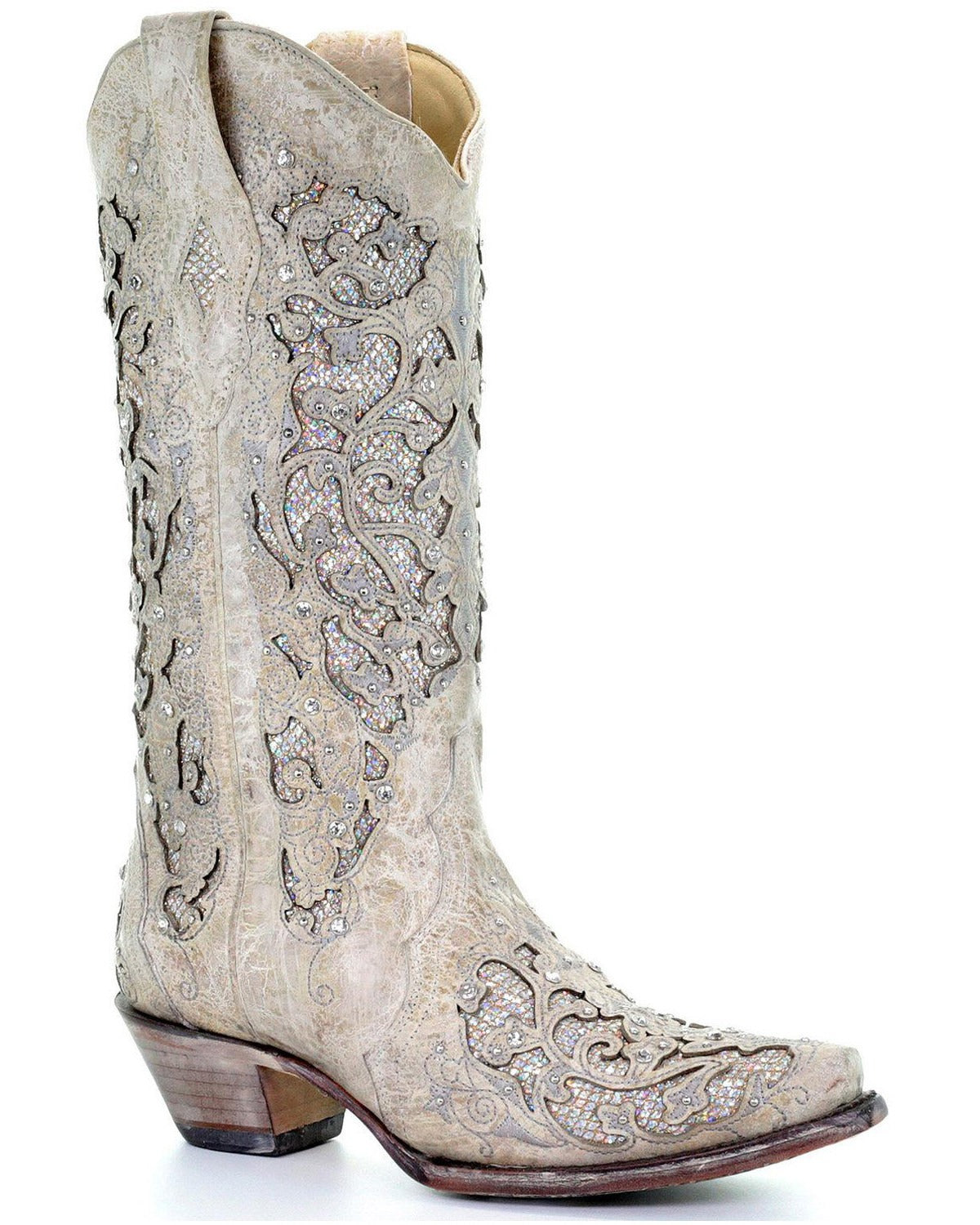 New European and American Retro Pointed Womens Shoes Embroidered Ethnic Style High Sleeve Solid Thick Heel Large Fashion Boots