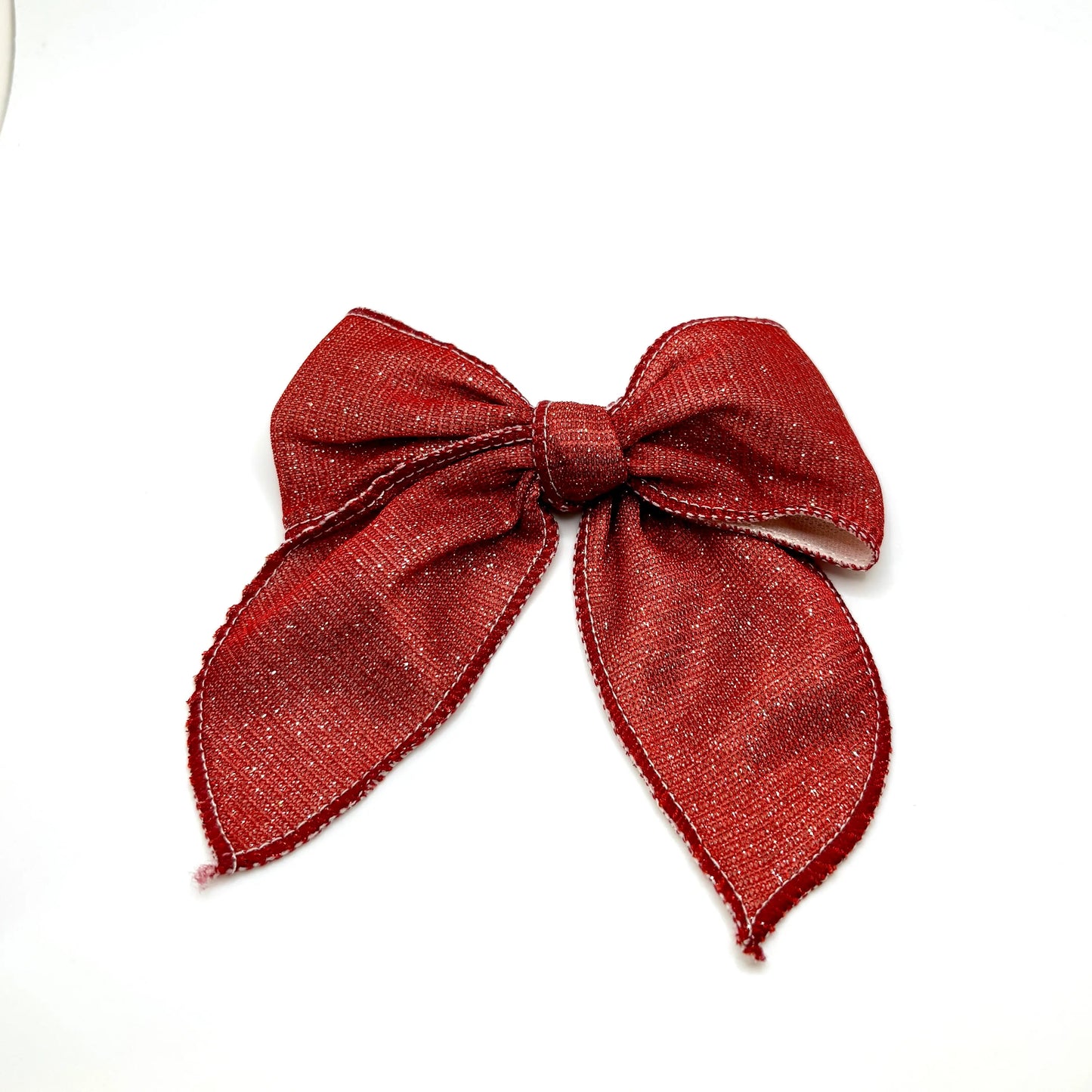 Red Sparkle Sailors Bow