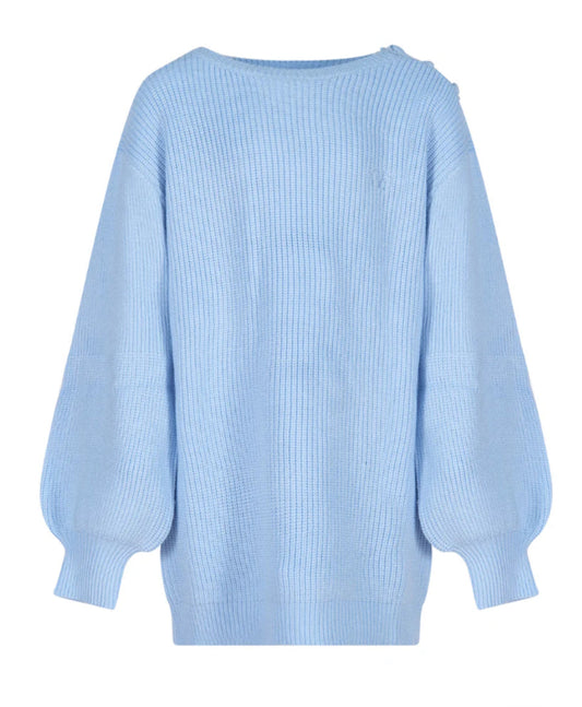 FUN AND FUN SKY SWEATER DRESS