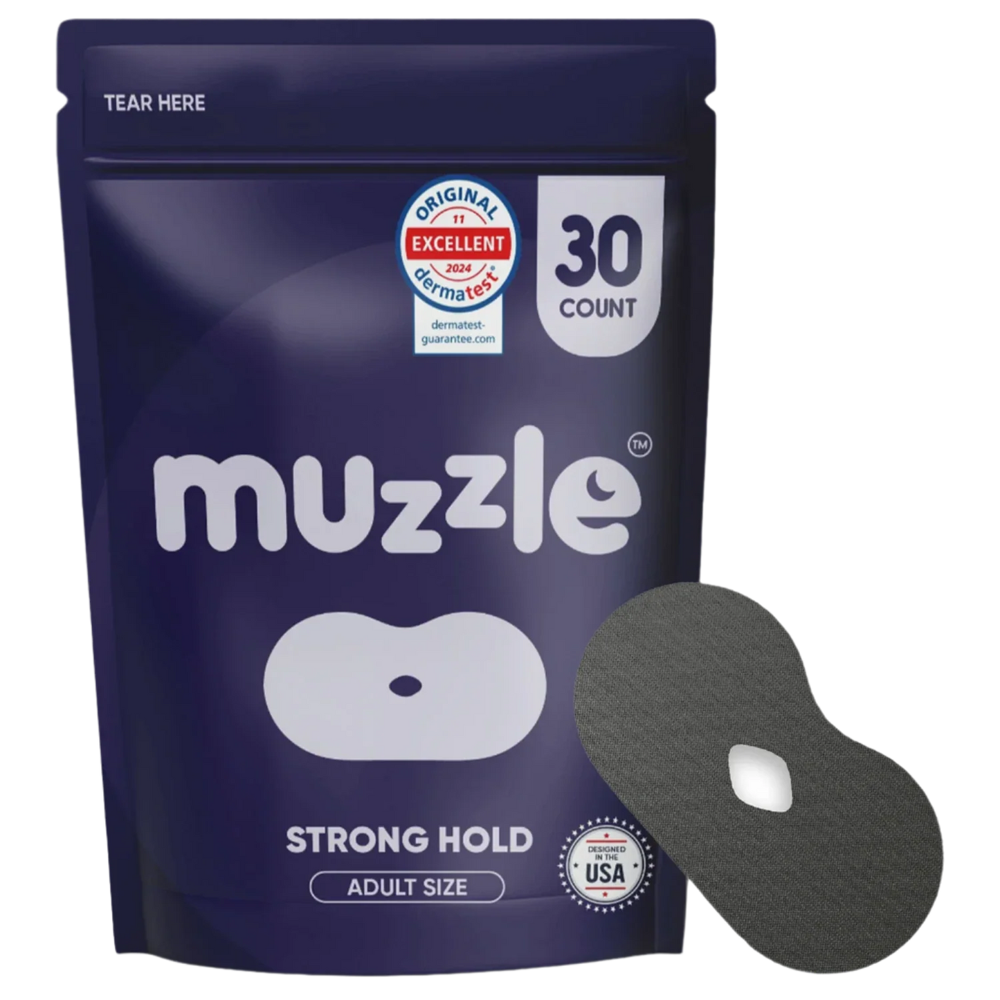Muzzle® Mouth Tape for Adults (Strong Hold)-0