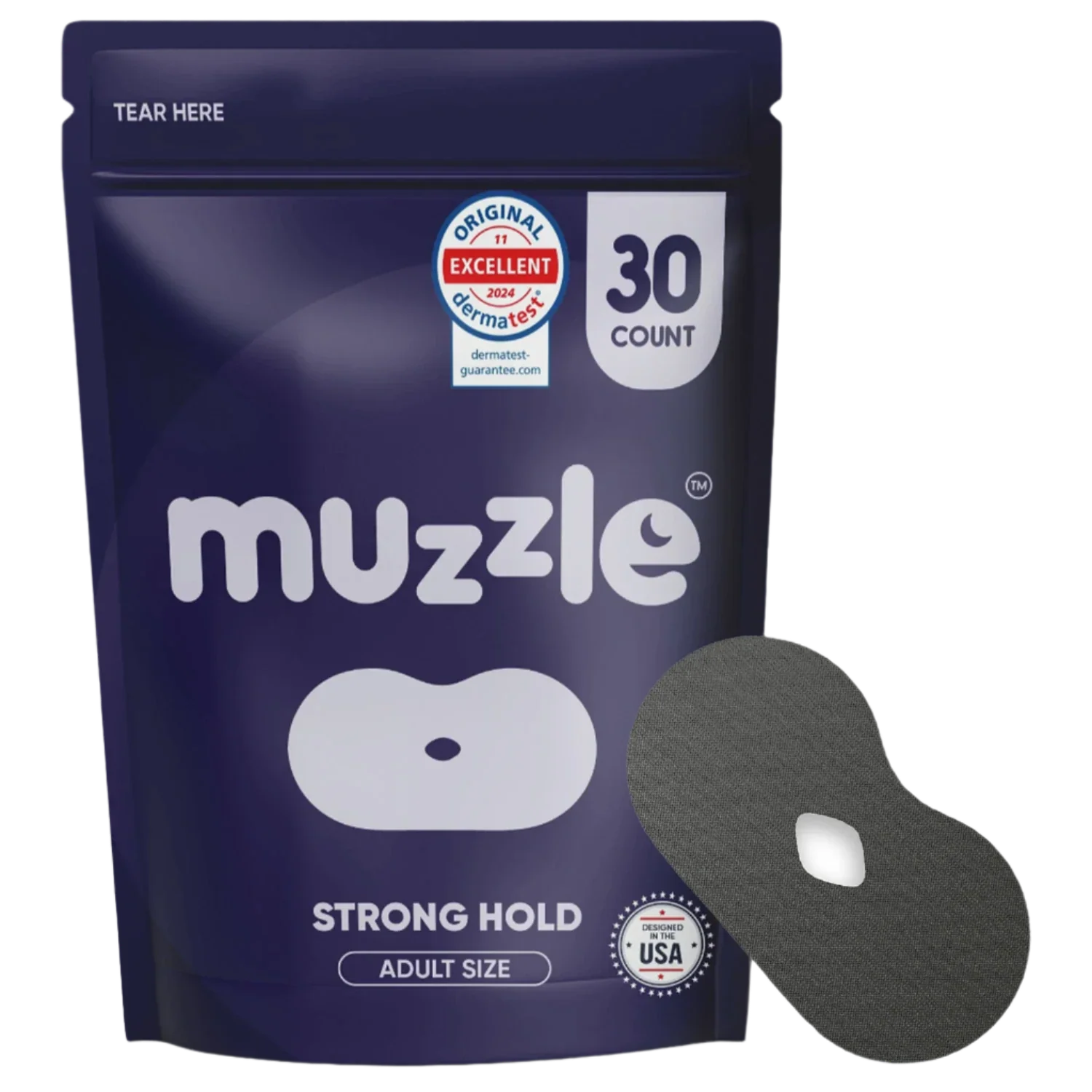 Muzzle® Mouth Tape for Adults (Strong Hold)-0