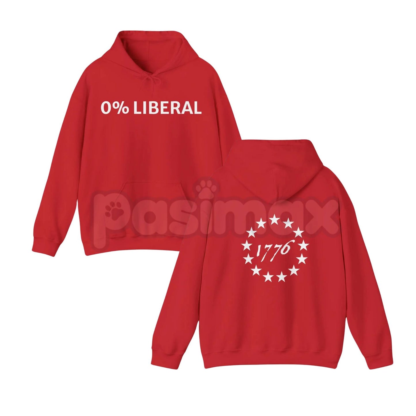 0 Lib Funny Dad Christmas Gift Hoodie – Sarcastic Conservative Humor Pullover, Anti-Liberal Statement Gear, Unisex