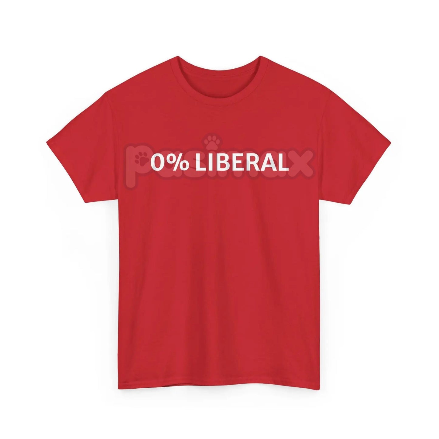 0 Percent Lib T-shirt - Funny Political Graphic Tee, Halloween Humor Gift Idea, Conservative Statement Shirt