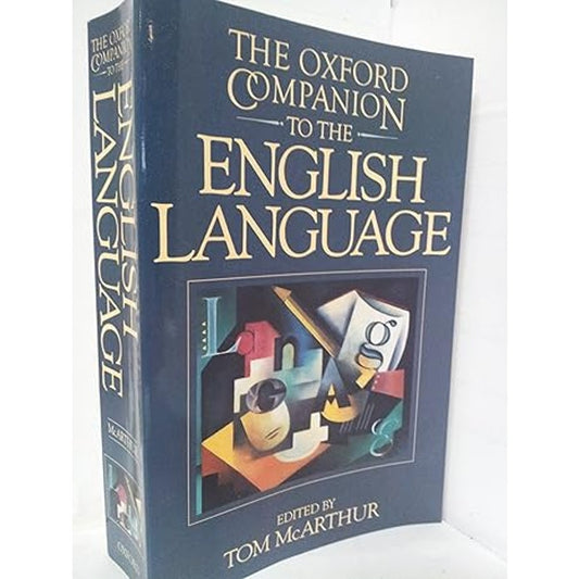 Vintage 1992 Oxford Companion to English Language Tom McArthur Paperback Book