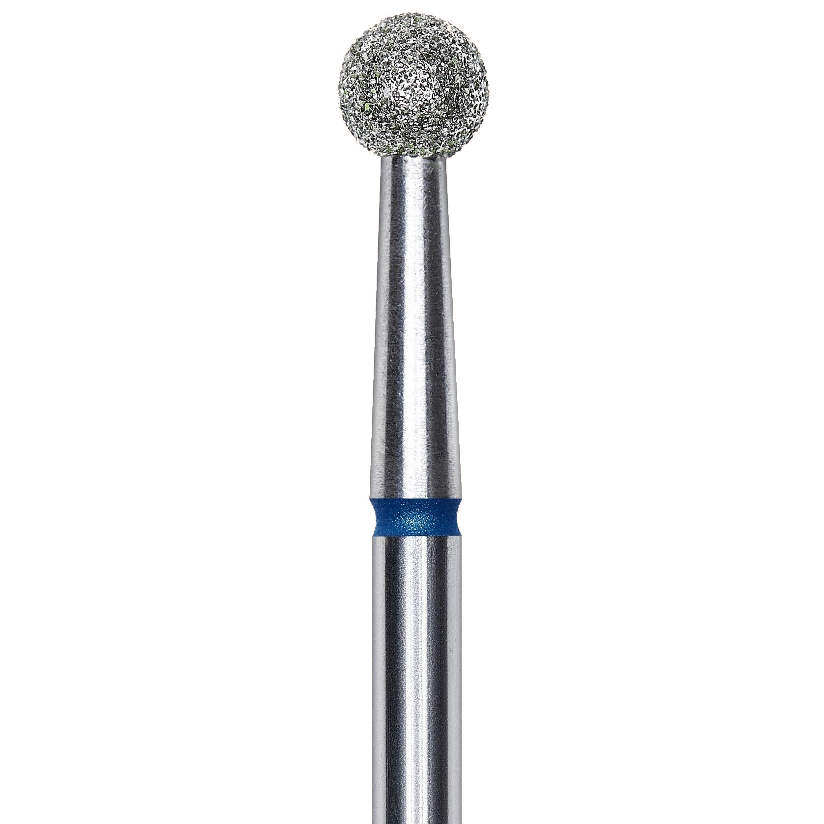 DIAMOND NAIL DRILL BIT, "BALL", BLUE, HEAD DIAMETER 4MM (FA01B040) - STALEKS™-1
