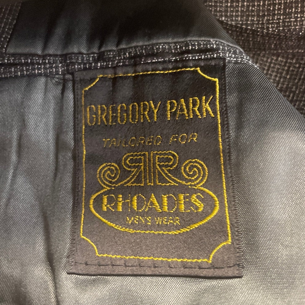 Gregory Park Mens 33L 26W Made in USA Long Sleeve Button Up Suit Jacket Only