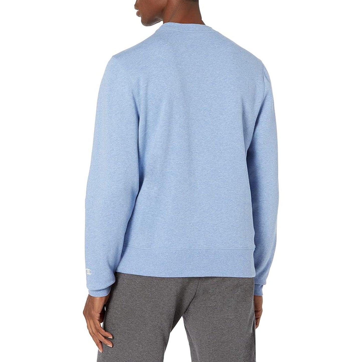 New Champion Mens 3XL Jazz Blue Sueded Fleece Pullover Crew Neck Sweatshirt