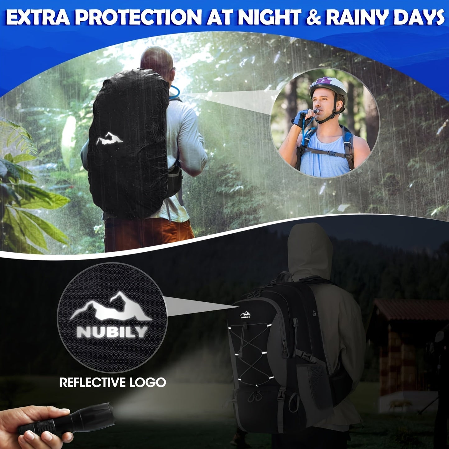 Hiking Backpack Outdoor Travel Daypack-1