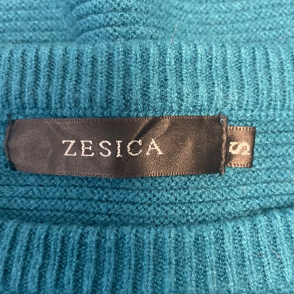 Zesica Womens Small Ribbed Viscose Blend Long Sleeve Crew Neck Pullover Sweater