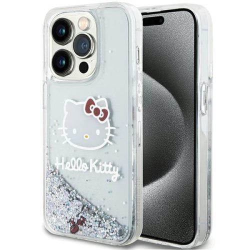 Zadní Kryt Hello Kitty pro Apple iPhone 14 Pro bezbarvá Hello Kitty (HKHCP14LLIKHET)-0