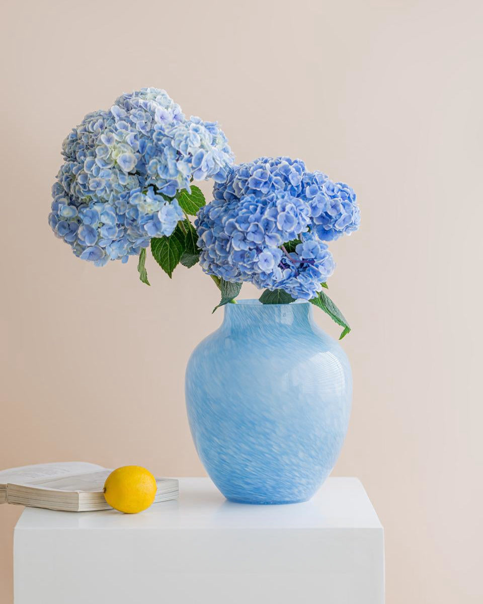 Foggy Handcrafted Glass Vase-0