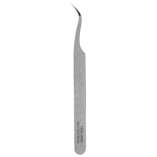 STALEKS PRO EXPERT 41/1 PROFESSIONAL EYELASH TWEEZERS CURVED TE-41/1 - STALEKS™-0
