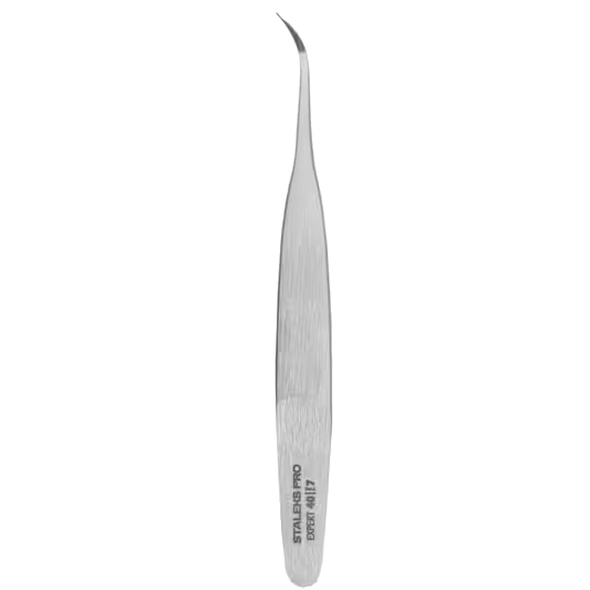 STALEKS PRO EXPERT 40 TYPE 7 EYELASH TWEEZERS CURVED TE-40/7 - STALEKS™-0