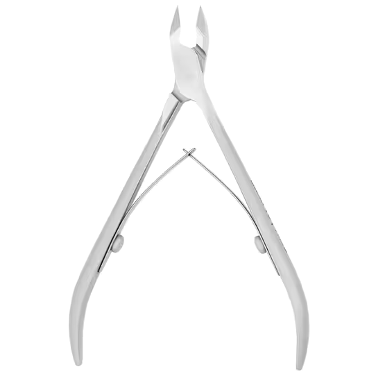 STALEKS Pro Smart 10 Cuticle Nippers Full Jaw 0.27 Inch 7 mm Ns-10-7-0