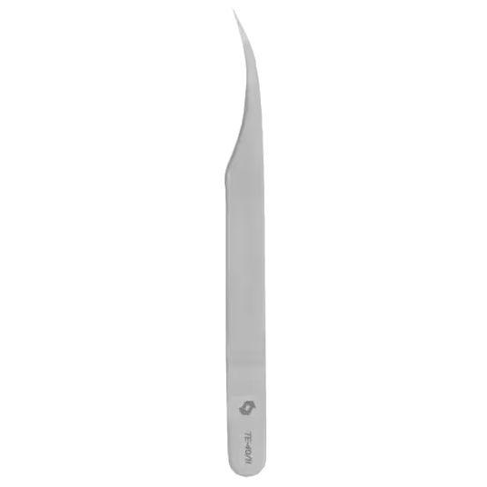 STALEKS PRO EXPERT 40 TYPE 11 EYELASH TWEEZERS CURVED TE-40/11 - STALEKS™-0