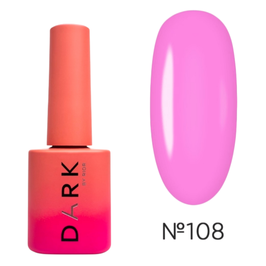 DARK Gel Polish #108, 6ml and 10ml-0