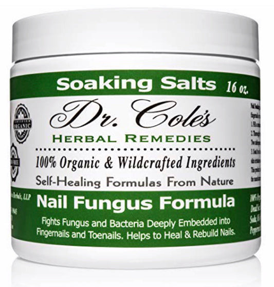 Dr. Cole's Organic Nail Fungus Salts Formula SixPak-0