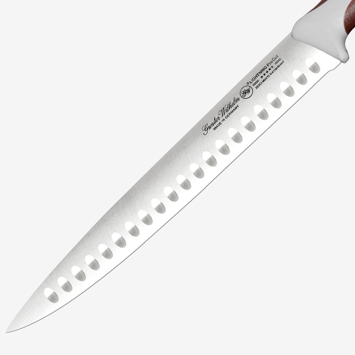 Gunter Wilhelm Lightning Carving Knife, 10 Inch | Brown and Grey ABS Handle SKU: 10-121-0210-1