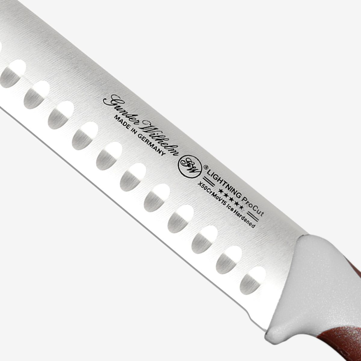 Gunter Wilhelm Lightning Carving Knife, 10 Inch | Brown and Grey ABS Handle SKU: 10-121-0210-2