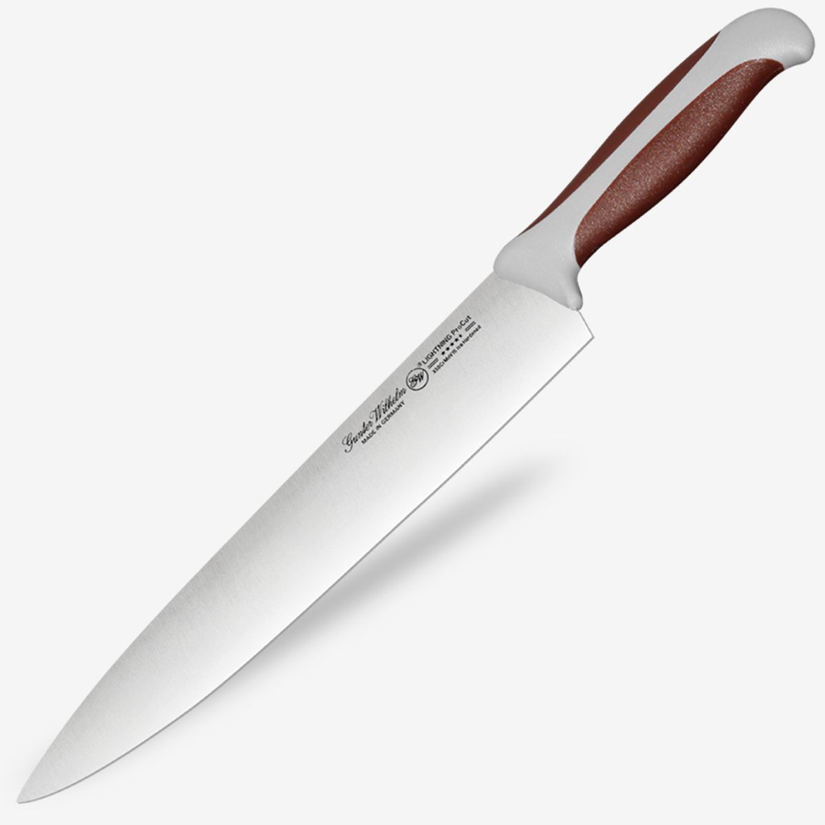 Gunter Wilhelm Lightning Chef Knife, 10 Inch | Brown and Grey ABS Handle SKU: 10-105-0110-0