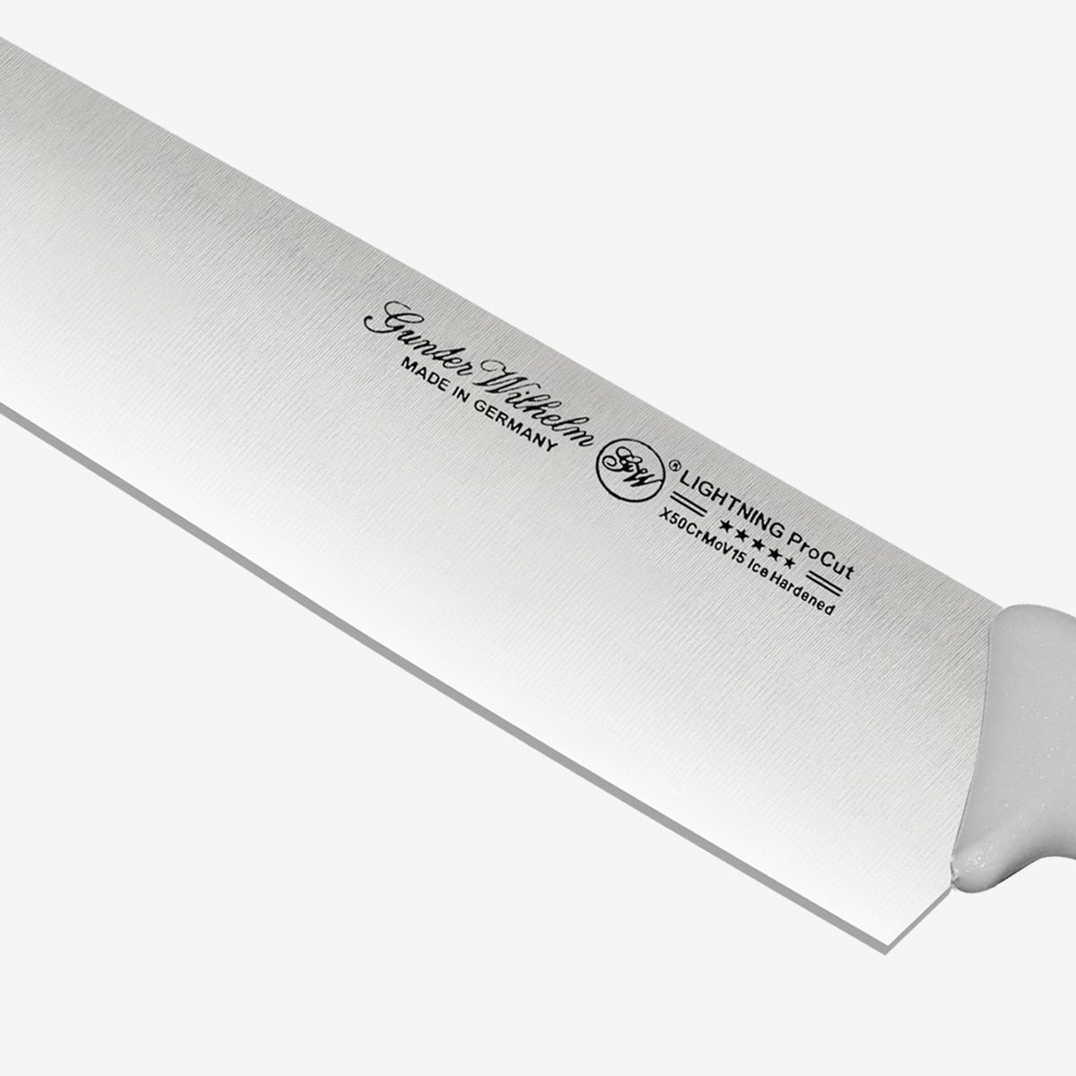 Gunter Wilhelm Lightning Chef Knife, 10 Inch | Brown and Grey ABS Handle SKU: 10-105-0110-2